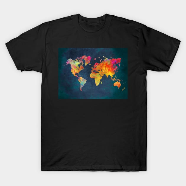 world map 2045 #map #worldmap T-Shirt by JBJart